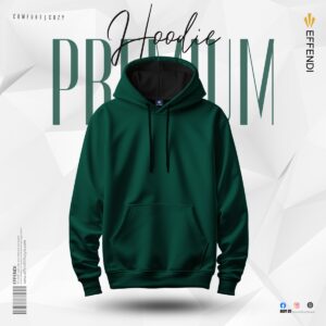Men’s Premium Hoodie – Dark Green