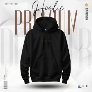 Men's Premium Hoodie - Black