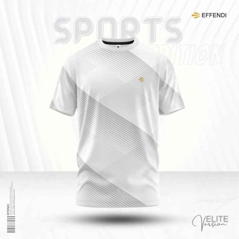 Half Sleeve Sports T-shirt - White